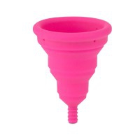 Lily Cup Compact A - B INTIMINA Menstruationstasse: Die erste faltbare Menstruationstasse (verschiedene Größen)